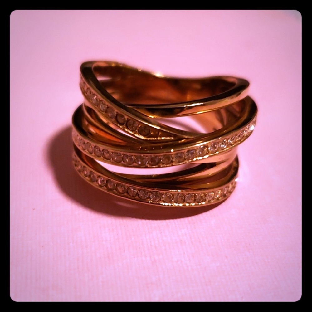 Michael Kors rose gold sz.7 womens ring.